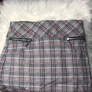 plaid pencil skirt